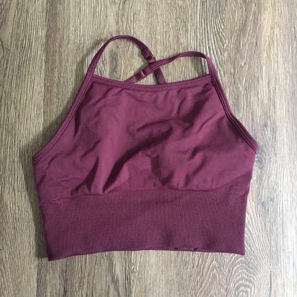 Lululemon Ebb To Street Bra Long Line Dark Adobe - Picture 5 of 9